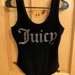 Super cute bedazzled juicy couture bodysuit! Has a velvet texture, never worn